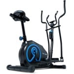 THUNDER® Crosstrainer | DUAL | Elliptische trainer | Magnetisch | Verstelbaar zadel | Polssensor | Antislippedalen | Flessenhouder + drinkfles | Transportwielen | Hartslagsensoren | Stelvoetjes | Tablethouder | Stille werking | Max. 110 kg |
