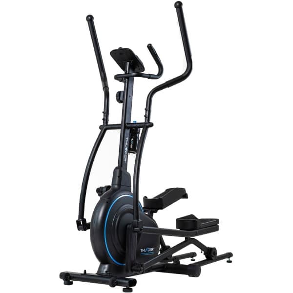 THUNDER® Crosstrainer | FIZZ | Elliptische Trainer | Magnetisch | Bluetooth en USB | Verstelbare Weerstand | Hartslagsensor | Antislip Pedalen | Tablet- & Flessenhouder | Transportwielen | Max. 110 kg |