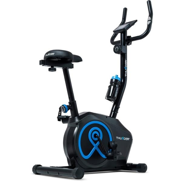 THUNDER® Hometrainer | ZIGGS | MAGNETIC-XBIKE | Opvouwbaar en Stil | Verstelbaar zadel | Rugleuning | LCD-display | Hartslagmeter | Trainingsprogramma's | Magnetische weerstand | Transportwielen | Compact design | Voor thuisgebruik |