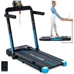 THUNDER® Loopband | RACE-BLACK | Opvouwbaar & Krachtig | Sneltoetsen | Veiligheidssleutel | Transportwielen | Bluetooth App | Afstandsbediening | Luidsprekers | Max. 130 kg |