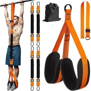 Titel: Verstelbare weerstandsbanden voor pull-up hulp - perfect voor spieropbouw en krachttraining, geschikt voor dames en heren