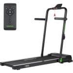 Tunturi Cardio Fit T10 Loopband - Wandelband inklapbaar - Ultra platte walking pad met bluetooth - Hardloopband met 7 trainingsprogramma's - 1.0 to 12 km/u
