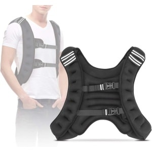 Verstelbaar Gewogen Vest voor Krachttraining - 10 kg Comfortabel Neopreen Trainingsjack