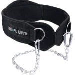 Verzwaarde Pull-Up & Dip Riem met Ketting - Neopreen Flappen - Karabijnhaken - Gewichthefriem - Calisthenics Krachttraining dip belt