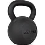 VirtuFit Kettlebell Pro - Kettle Bell - Gietijzer - 24 kg - Zwart - Sport Gewicht - Ergonomische & Brede Handgreep - Geschikt voor CrossFit & Fitness - Conditietraining