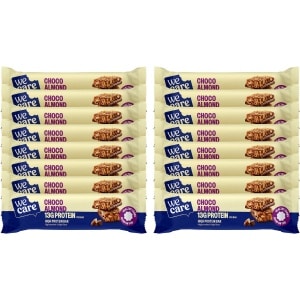 WeCare High Protein - Eiwitreep - Chocolade Amandel - 16 x 45 gr