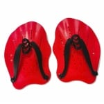 1 paar Power Swim Paddle voor kinderen - Verstelbare zwempeddels - Siliconen peddels - Zwemtrainingspeddels - Waterpeddels Krachttraining - Hulpzwembad-oefenapparatuur Accessoires - Geschikt voor kinderen - Unisex - 18,5x12,5cm - Rood - 18.5*12.5cm