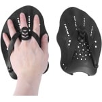 1 paar Power Swim Paddle voor kinderen - zwempeddels - Handpeddels - Gebruikt als zwemtraining suitrusting - Zwemvliezen voor krachttraining - Met verstelbare banden - Geschikt voor beginners en professionals - Verbetert de snelheid en zwemstijl
