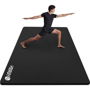 15mm Thick Yoga Mat - Extra Wide 185×90cm - Home Fitness Exercise Mat for Pilates, Cardio Training, and Gymnastics