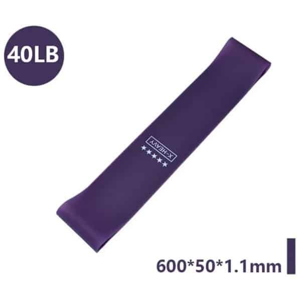 40 LB Draagbare Rubberen Weerstandsbanden - 40 LB Fitness Workout - Yoga, Pilates - Crossfit