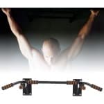 Allecto Plus - Pull-Up Bar Wandgemonteerd - Stalen Buis - Krachttraining Toestel - Fitnessstang met Schuim Gevoerde Handvatten voor Thuis Fitness Commercieel Gebruik.