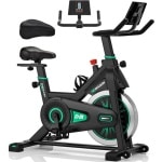 AtlasStrength Hometrainer - Fitness fiets - 8 weerstandsniveaus - Tablethouder - Transportwielen