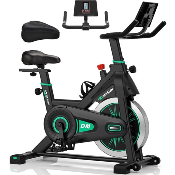 AtlasStrength Hometrainer - Fitness fiets - 8 weerstandsniveaus - Tablethouder - Transportwielen