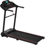 Brixy Loopband - Inklapbaar - t/m 14 km/u - 12 Programma's - Incl. Tablethouder En Bidonhouder - LCD Kleurenscherm - Zwart