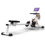 Capital Sports Stream M1 Magnetische Roeitrainer - Roeimachine - Uiterst efficiënte training - 8 Standen - Magneetweerstand - 105 cm lange aluminium rails - Tablethouder - Aluminium