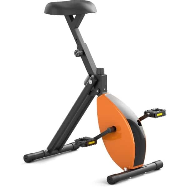 Deskbike - Hometrainer - Stoelfiets - Bureaufiets - Medium - Oranje/Zwart