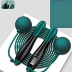 Draadloos Springtouw met Teller - Verstelbaar Fitness Springtouw voor Thuis Workout, Afvallen & Cardio - PVC Staal - Sportaccessoire Gym Training