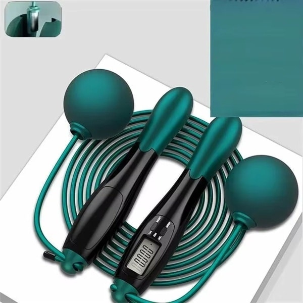 Draadloos Springtouw met Teller - Verstelbaar Fitness Springtouw voor Thuis Workout, Afvallen & Cardio - PVC Staal - Sportaccessoire Gym Training