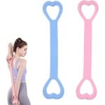 Elastische Krachttraining Banden Set - 2 Stuks voor Mannen en Vrouwen | Met Handgrepen en Weerstandsband | Geschikt voor Krachttraining