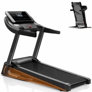 Elektrisch Loopband met Led Display- voor Fitness & Sport - Hometrainer voor Hardlopen- Treadmill- Wandelband- Walking Pad - Ideaal voor Thuisgebruik - Draagvermogen tot 136 kg
