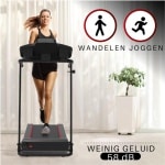 Elektrische Loopband Voor Thuis - Opvouwbaar - 1-2,5 PK - 12 KM/U - 12 Programma's - LCD-Display - 3 Niveaus Handmatige Kanteling - Model 2023