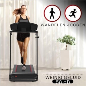 Elektrische Loopband Voor Thuis - Opvouwbaar - 1-2,5 PK - 12 KM/U - 12 Programma's - LCD-Display - 3 Niveaus Handmatige Kanteling - Model 2023