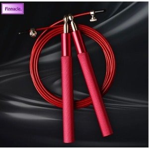 Finnacle - Springtouw - Jump rope - Crossfit - Hoge Snelheid - Duurzaam Staal Slijtvast ontwerp - Rood