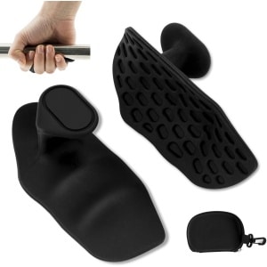 Fitness Krachttraining Grips - Fitnessapparaten - Rubberen Gym Gewichtheffen Antislip Oefengrepen - Breaking Limits Power Grips - Deadlift Straps - Krachtstationaccessoires - Vingerloze Gewichthef Grips - Anti-slip Palm Protectors - 2 Stuks