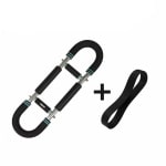Fitness Trainer voor Bovenlichaam - Borst-, Arm- & Schoudertrainer - Multifunctionele Fitness Trainer - Krachttraining voor Thuis - Compact Fitnessapparaat - Incl. Weerstandsband