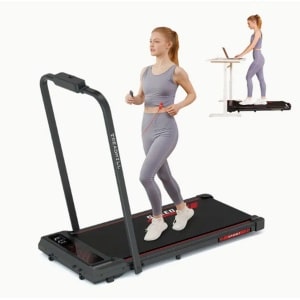 FluxRun Loopband - Inklapbaar - 1-12km/u - Met afstandsbediening, iPad Houder en Bluetooth Speakers - 2.25HP - Wandelband - Walking Pad - Walkingpad - Treadmill -