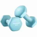 Halters, set van 2, halterset, dumbell, neopreen coating, krachttraining, workout, fitnesstraining, voor thuis - SYL904Q01