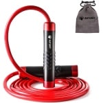 Heavy Jump Rope 0.5 kg - 3 m Length Adjustable No Knots Skipping Rope for Adults Fitness Boxing MMA Cardio Training