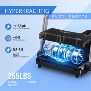 Home Loopband - 3-in-1 Opvouwbare Loopband - 2,5 PK - Draagbare Loopmachine Onder Bureau - Met Afstandsbediening & LED-Display - 12 KM/U - 120 KG