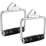 Ibenzoa® Duplex Stalen Kabelgrepen met Rubberen Grip voor Krachttraining en Workout