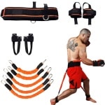Ibenzoa® Uitgebreide Weerstandsband Set met Beenriem - Voor Krachttraining en Functionele Training