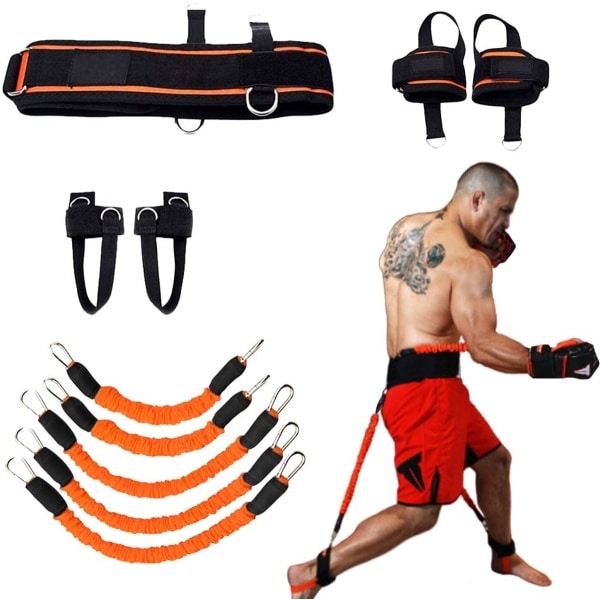 Ibenzoa® Uitgebreide Weerstandsband Set met Beenriem - Voor Krachttraining en Functionele Training