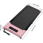 Inklapbare Loopband met Helling en Afstandsbediening, Compact Wandelpad voor Thuis en Kantoor, Fitnessapparaat