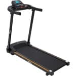 JERIX® Loopband Inklapbaar - Hometrainer Elektrisch - Walking Pad Fitness - Hellingsfunctie - 12 Trainingsprogramma's - Telefoon & Tablethouder - Zwart