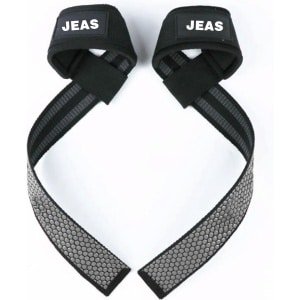 Jeas - Lifting Straps - Powerlifting - Fitness - Krachttraining - Grijs