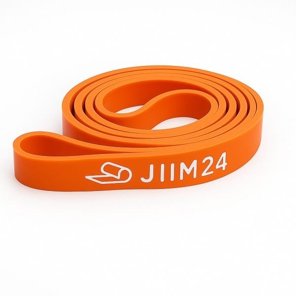 Jim24 Pull up Band - Weerstandsband 16 tot 38 kg - Fitness Elastiek - Resistance Band - Crossfit - Fitness - Oranje