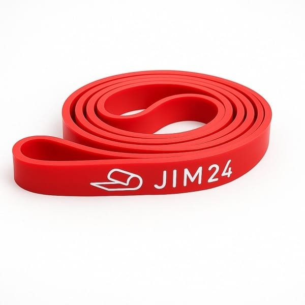 Jim24 Pull up Band - Weerstandsband 2 tot 15 kg - Fitness Elastiek - Resistance Band - Crossfit - Fitness - Rood