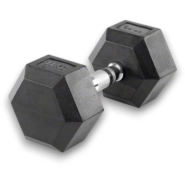 KRAKEN 11 KG Hexagon Dumbbell | Stabiele Zeshoekige Vorm | Duurzaam en Comfortabel | Veelzijdig en Betrouwbaar voor Krachttraining | Halter Gewicht voor Fitness | Sport Gym Dumbbell (alt. spelling Dumbel Dumbbel Dumbell) Hand Gewichten