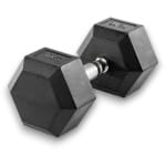 KRAKEN 19 KG Hexagon Dumbbell | Stabiele Zeshoekige Vorm | Duurzaam en Comfortabel | Veelzijdig en Betrouwbaar voor Krachttraining | Halter Gewicht voor Fitness | Sport Gym Dumbbell (alt. spelling Dumbel Dumbbel Dumbell) Hand Gewichten
