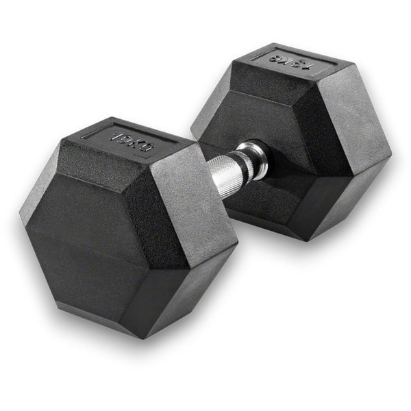 KRAKEN 19 KG Hexagon Dumbbell | Stabiele Zeshoekige Vorm | Duurzaam en Comfortabel | Veelzijdig en Betrouwbaar voor Krachttraining | Halter Gewicht voor Fitness | Sport Gym Dumbbell (alt. spelling Dumbel Dumbbel Dumbell) Hand Gewichten