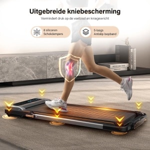 Loopband Voor Thuis 2 5 PK Walking Pad Loopband Voor Onder Het Bureau Met Afstandsbediening en LED Display Maximale Snelheid Van 6 km u of 12 km u Compact Loopband Voor Thuis of op Kantoor