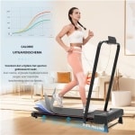 Loopband Voor Thuis - 2,5 PK - 0,5-14 KM/U - Opvouwbaar Met Bluetooth & App - 9 Programma's - LED-Display - 120 KG Draagvermogen