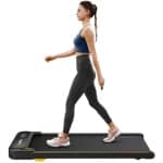 Loopband - Wandelband - Loopband - 1-6KM/u Snelheid - 120kg Max Belasting - 102x38cm Loopoppervlak - Walking Pad - Walkingpad - Zwart - Dubbele Schokabsorptie - LED-scherm