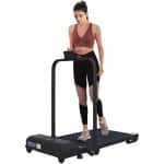 Loopband - Wandelband - Walking Pad - Walkingpad - Loopband voor Hardlopen - 2 in 1 opvouwbare loopband - 2,5 pk - Treadmill - Zwart - Loopband voor onder het bureau