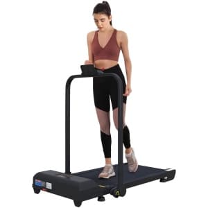 Loopband - Wandelband - Walking Pad - Walkingpad - Loopband voor Hardlopen - 2 in 1 opvouwbare loopband - 2,5 pk - Treadmill - Zwart - Loopband voor onder het bureau