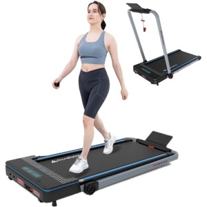 Loopband - Wandelband - Walking Pad - Walkingpad - Loopband voor Hardlopen - Treadmill - Loopband voor onder het bureau - Treadmill Foldable - Zwart - 2 in 1 - Opvouwbare loopband